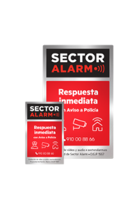 Placas disuasorias · Sector Alarm · quecomparo.es